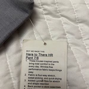 Here to there HR pant gray
